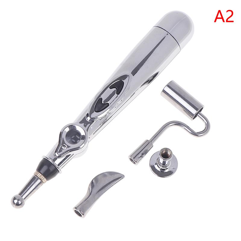 2/5 Heads Electric Acupuncture Pen Acupuncture Point Massage Pen Meridian Energy Massage Pen Pain Relief Massage Pen