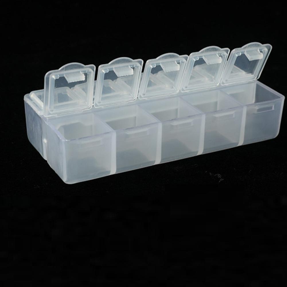 Plastic Organizer Container for Metal Screws and Sewing Accessories 10 Grids