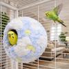 Round Imitation Woven Bird Nest Detachable Bird Hammock Parrot Sleeping House  For Bird Cages