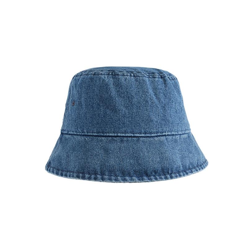 Cowboy Denim Bucket Hat For Women Summer Sun Protection Lightweight Cotton