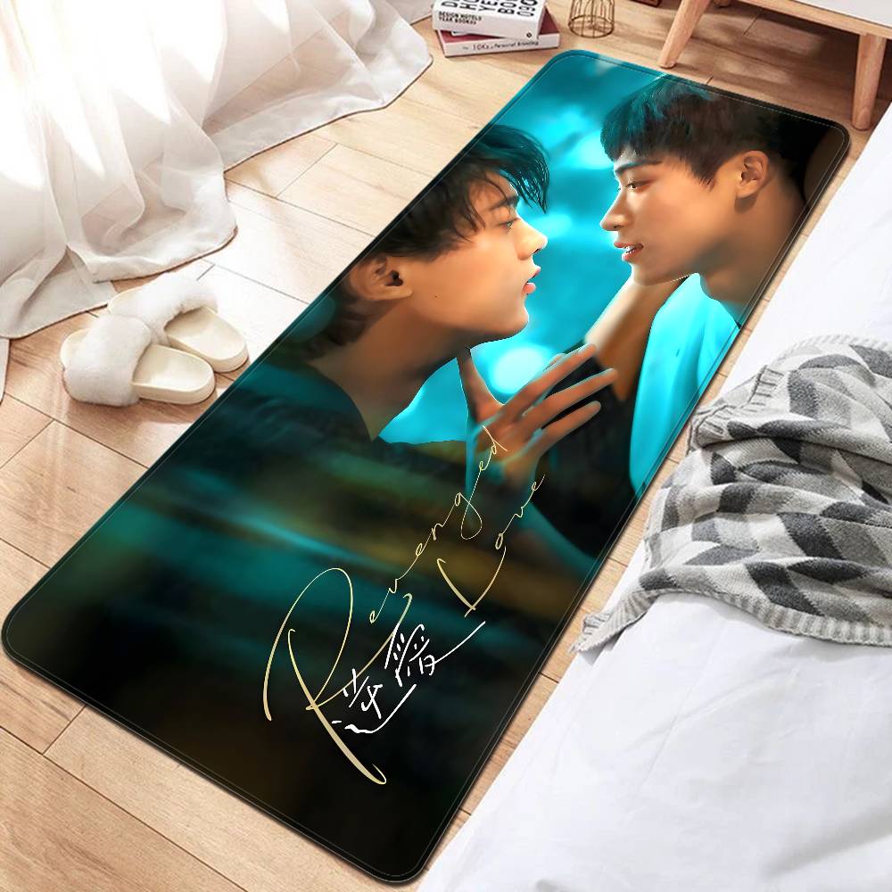 R-Revenged Love Movie 2024 Floor Mat Anti-slip Absorb Water Long Strip Cushion Bedroon Mat Alfombra