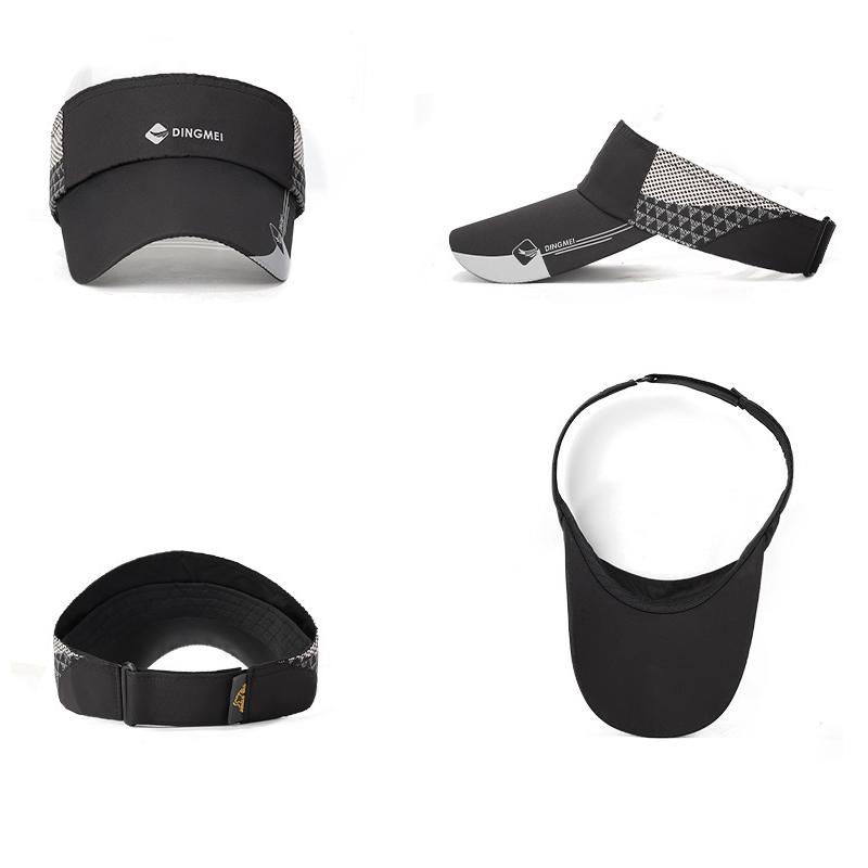 Summer Long-Brim Sunscreen Quick-Drying Hat for Unisex Outdoor Street Sports Running Empty Top Hat