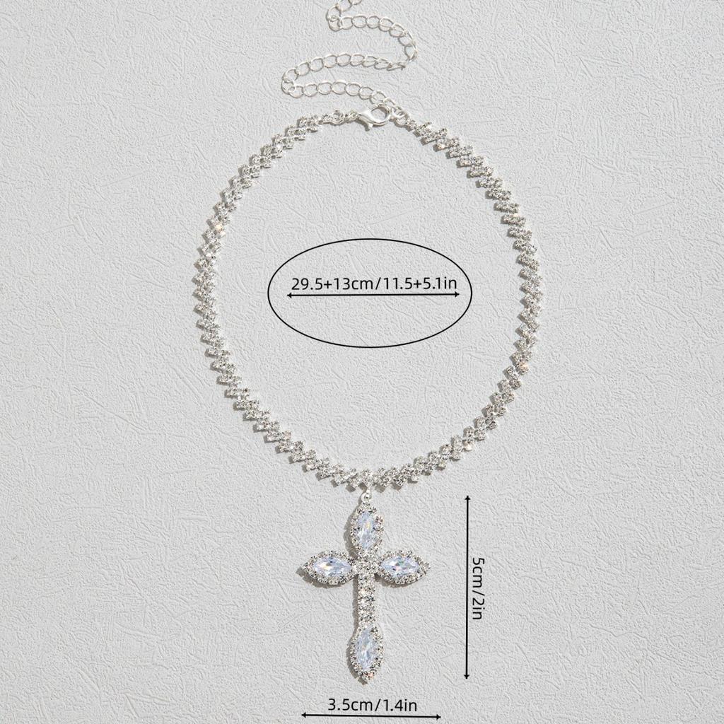 New Retro Virgin Mary Pendant Cross Necklace for Women's Fashion, New Trendy Pendant Accessory