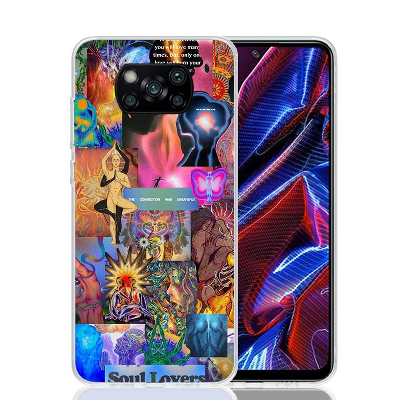 Chakra Insist Yoga Phone Case For Xiaomi Poco F7 Ultra X7 X6 Pro X5 Redmi 15 15C 13 13C 12 12C 10 10A 10C 9 9A 9C 9T Shell Poco
