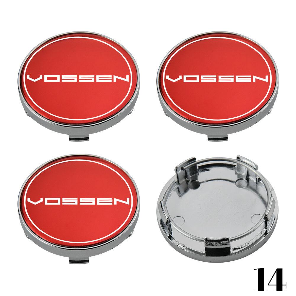 Emblem VOSSEN Mittelkappe 58mm 60mm Radkappe Nabenkappe 62mm 63mm Radkappe 65mm JDM Styling Sportfelge Reifen Autozubehör