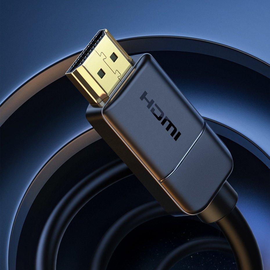 Baseus 3m HDMI 2.0 Kabel - 4K 60Hz, 3D HDR, 18Gbps – Schwarz (Modell: CAKGQ-C01)