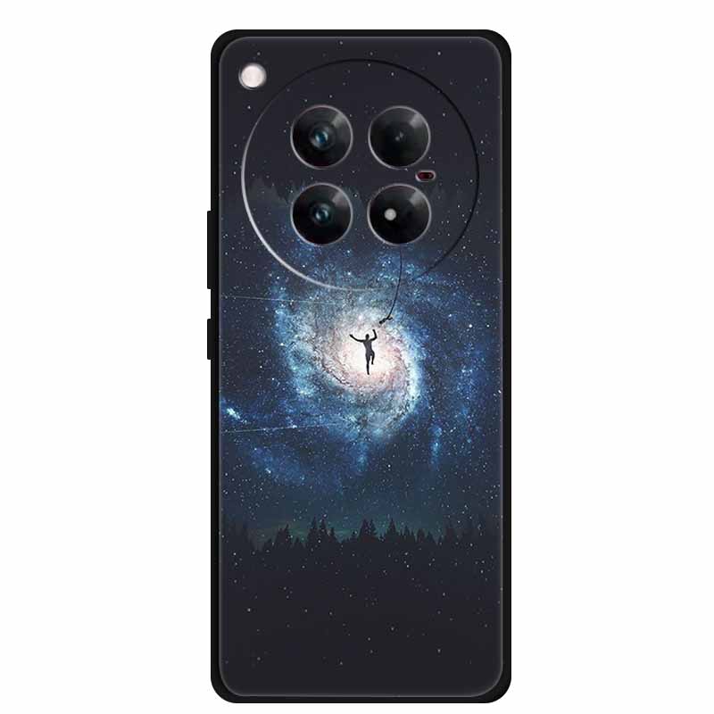 For Infinix Zero 40 5G Case Black Silicone TPU Painted Planet Cover Luxury Animal Case For Infinix Zero 40 4G Luxury FlowerFunda