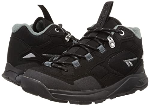 Hi-Tec NYX MID WP Winter Sneakers, HT WT008, Breathable, Waterproof, Non-Slip, Warm, Black, Size 23.5 Cm, 2E