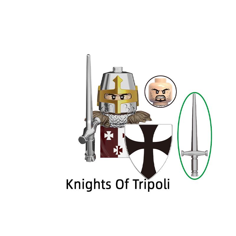 

Модель Рыцарей Иерусалима Триполи, блоки MOC, набор кубиков, подарки, игрушки для детей G0133