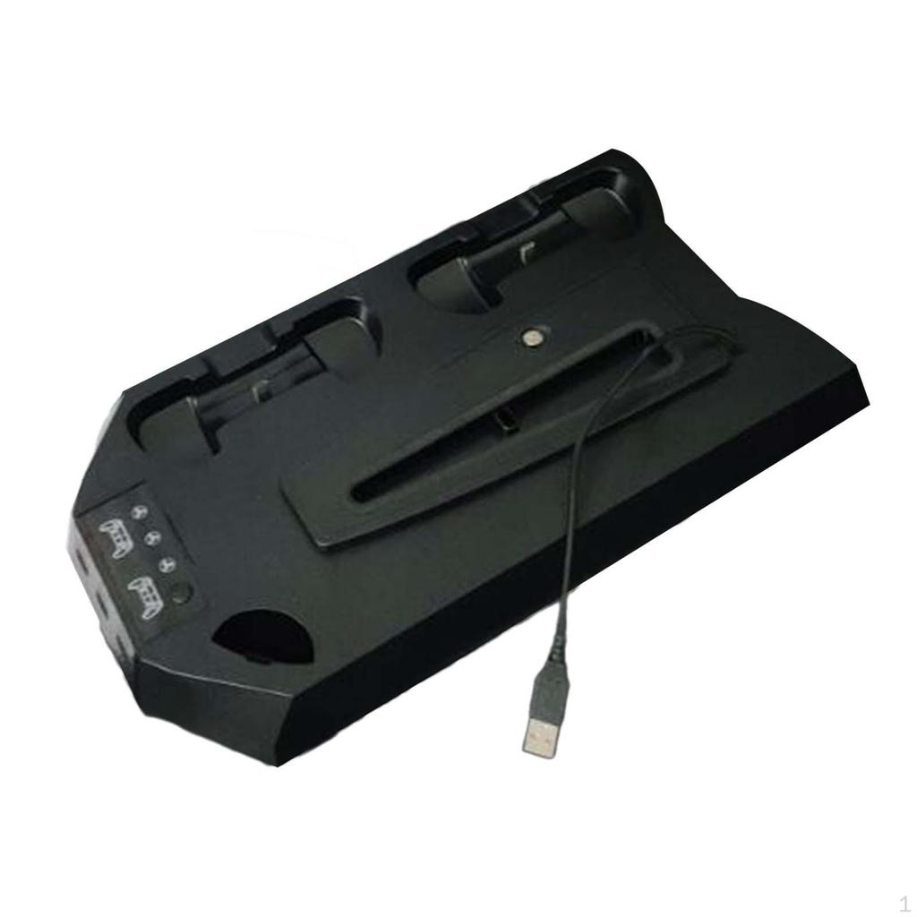 Charging Stand with Cooling Fan,LED Controller Charger,3 Port Adjustable Fan Gamers