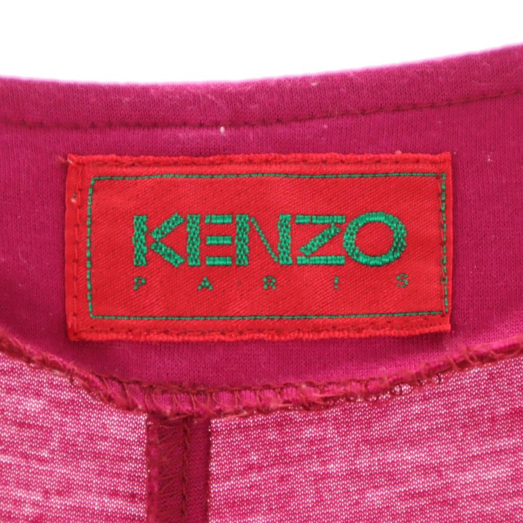 Kenzo 90s Made In Japan Old Short Sleeve Blouse M Magenta Pink Women Used
