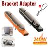 Type-C Phone Charging Bracket Adapter 240W Fast Charging OTG Type-C Male To USB-C Female Converter With Foldable Holder