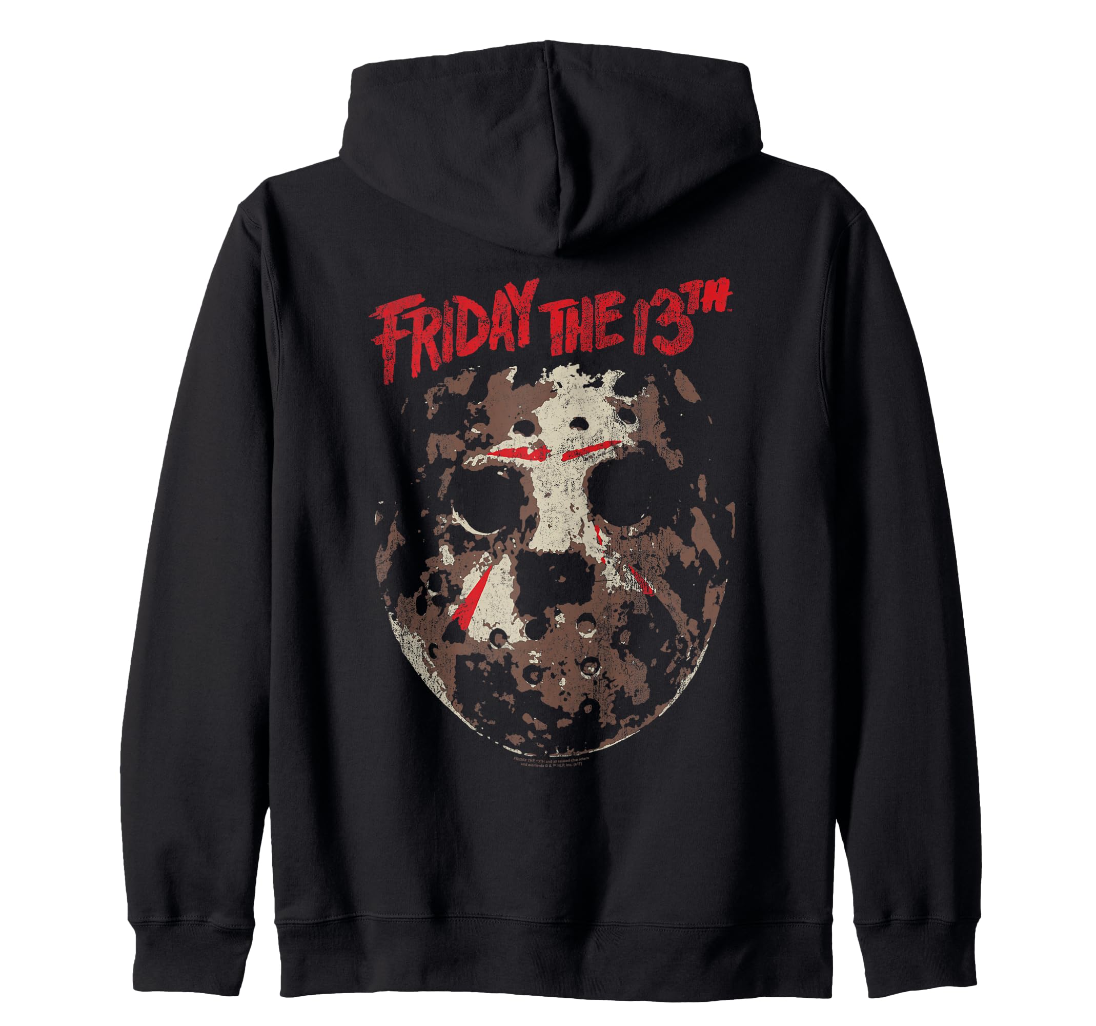 Friday the 13th Jason Rough Mask Zip Hoodie
