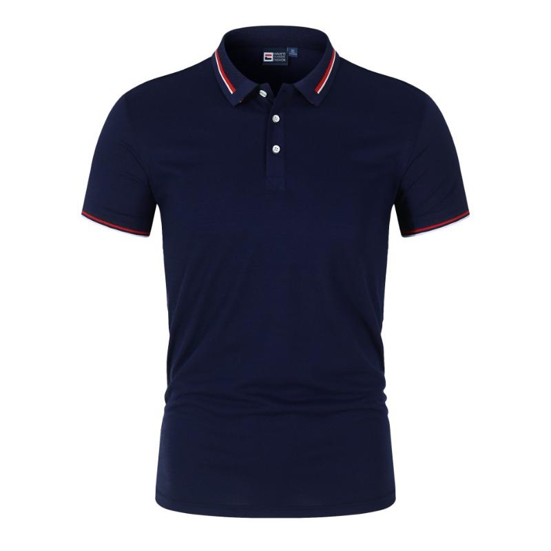 Maglietta Polo da Uomo Estiva Taglie Forti Camicia con Collo Semplice Leggera Piatta Monocolore Top Polo da Uomo