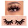 FOXESJI Wimpern 3D Nerz Falsche Wimpern Flauschig Weich Natürlicher Streifen Nerz Wimpern Verlängerung Volumen Fake Wimpern Dicke Wimpern