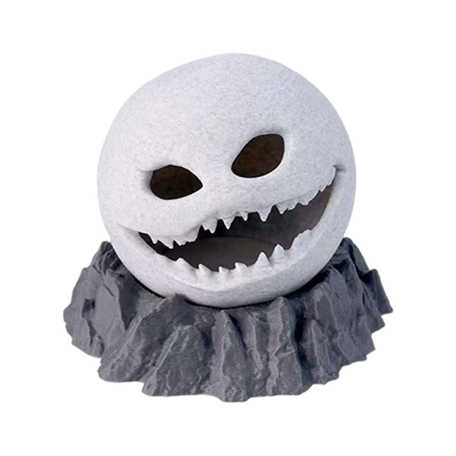 

Evil Moon Ornament, Creative And Minimalist Decoration One Size білий