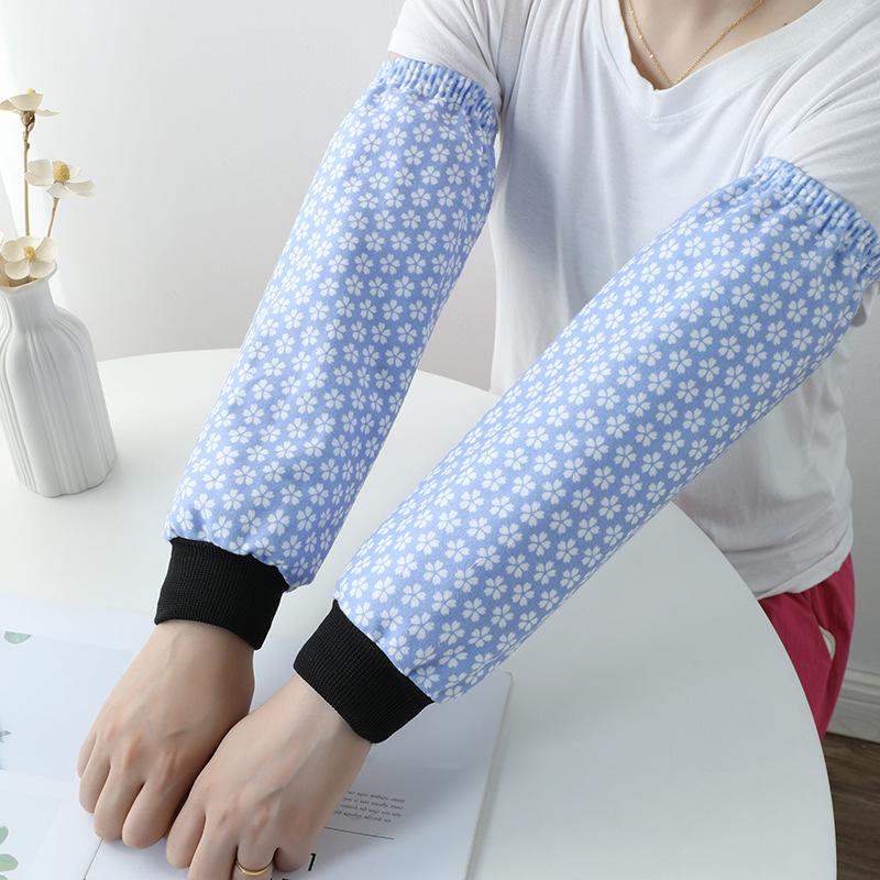 Öl- und Fleckenbeständige Polyester-Baumwoll-Armschoner für Damen & Herren - Schützende Arbeits- und Reinigungsärmel für Herbst und Winter