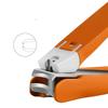 Creative Cute Stainless Steel Nail Clippers for Kids - Anti-Splash Diagonal Design Available in Pink Green Orange