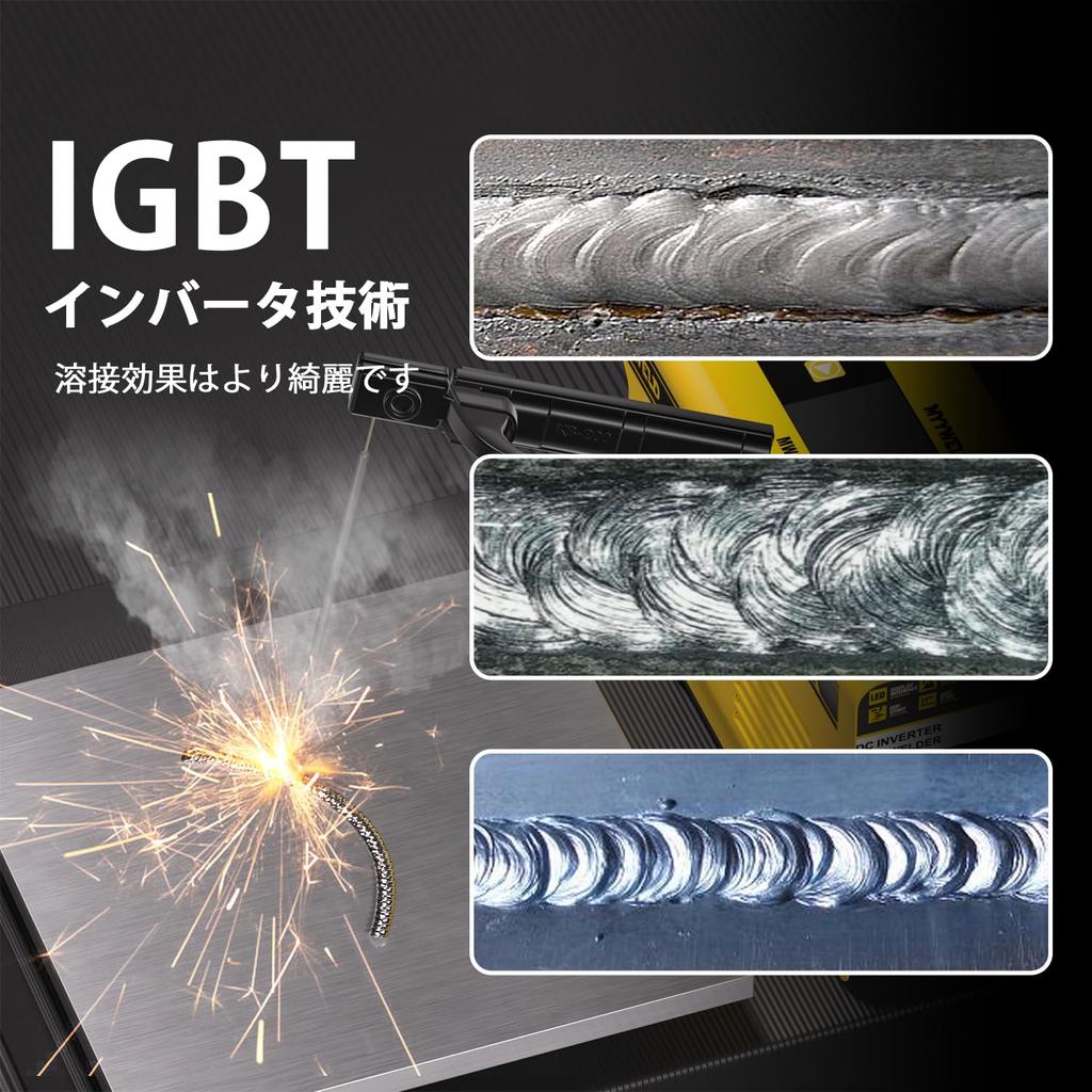 Spawarka MYYWELD 100V Spawanie łukowe 200A Inwertor DC Górny wyświetlacz LCD Mini Przenośna spawarka Gorący start dla początkujących Mała Lekka