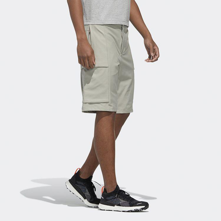 adidas Casual Shorts Men's Leather Gray Moderate FN0787