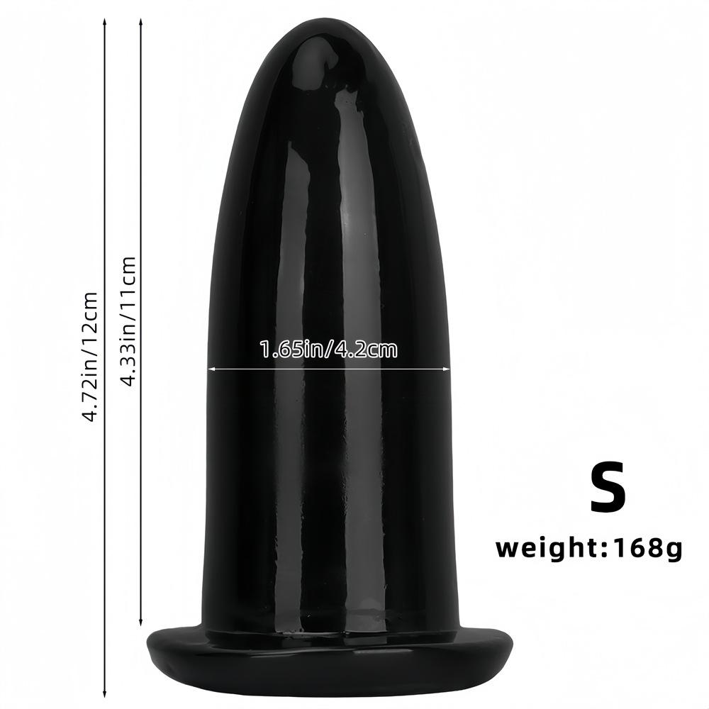 Black PVC Dildo Simulated Penis Butt Plug with Suction Cup Fisting Sex Toy Strap On Cock Big Dick Realistic Cock