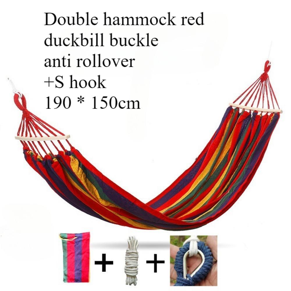 Hängematte, Outdoor-Reisehängematte, Canvas-Hängematte, Einzelhängematte, Doppelhängematte, gebogene Hängematte, Freizeitausrüstung, Parkhängematte, Schaukel