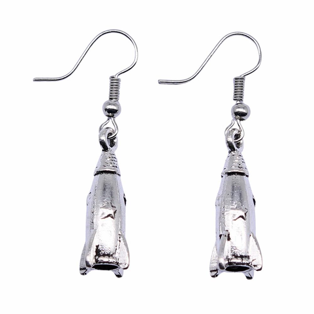 Compass Dangle Earrings Adventure Travel Nautical Navigation Drop Jewelry