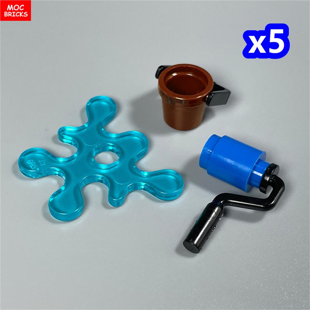 Non-Toxic Moc Bricks Painter Tool For 4Cm Figure Round Brick 1X1 Liquid Pigment 12885 Educational Building Blocks Toys Kids Gifts