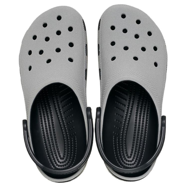 Crocs Casual Fashion Clogs Men Footwear Black Gray 211282-001