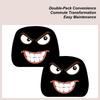 Funny Car Headrest Covers 2-Piece Funny Car Headrest Protector For Front Seat Automotive Interior Protector For Comfort Men