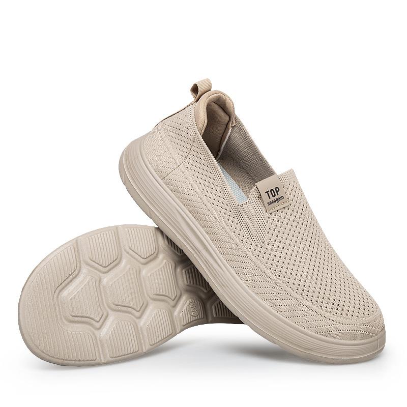 

Cloth shoes men s net shoes summer mesh breathable and lightweight medium sports and leisure shoes 44 хаки