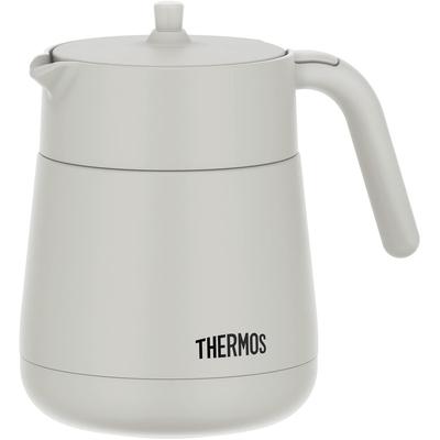 Thermos Vacuümgeïsoleerde Theepot met Zeef 700ml Lichtgrijs TTE-700 LGY