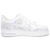 Nike Air Force 1 07 Wan Hua Nong, Meleg Kék és Fehér Porcelán Csúszásgátló Csúszásgátló Alacsony Szárú Gördeszka Cipő CW2288-111(Team113-)