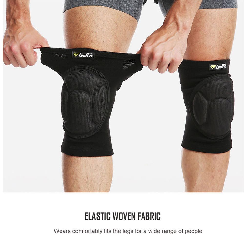 1Pair Protective Knee Pads for Men Women Work Volleyball Knee Pad Thick Non-Slip Kneepads Soft Dance Knee Pads for Kneeling Yoga