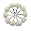 5Pcs 3mm Shank Wool Felt Polishing Wheel Abrasive Brush Grinding Buffing Wheel Grinder Head Drill Rotary Hand Tool For Dril Jade