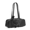 Winter First Layer Cowhide Bowling Armpit Bag Shoulder Bag Toast Bag Pillow Bag Large Capacity Commuter Leather Women'S Bag