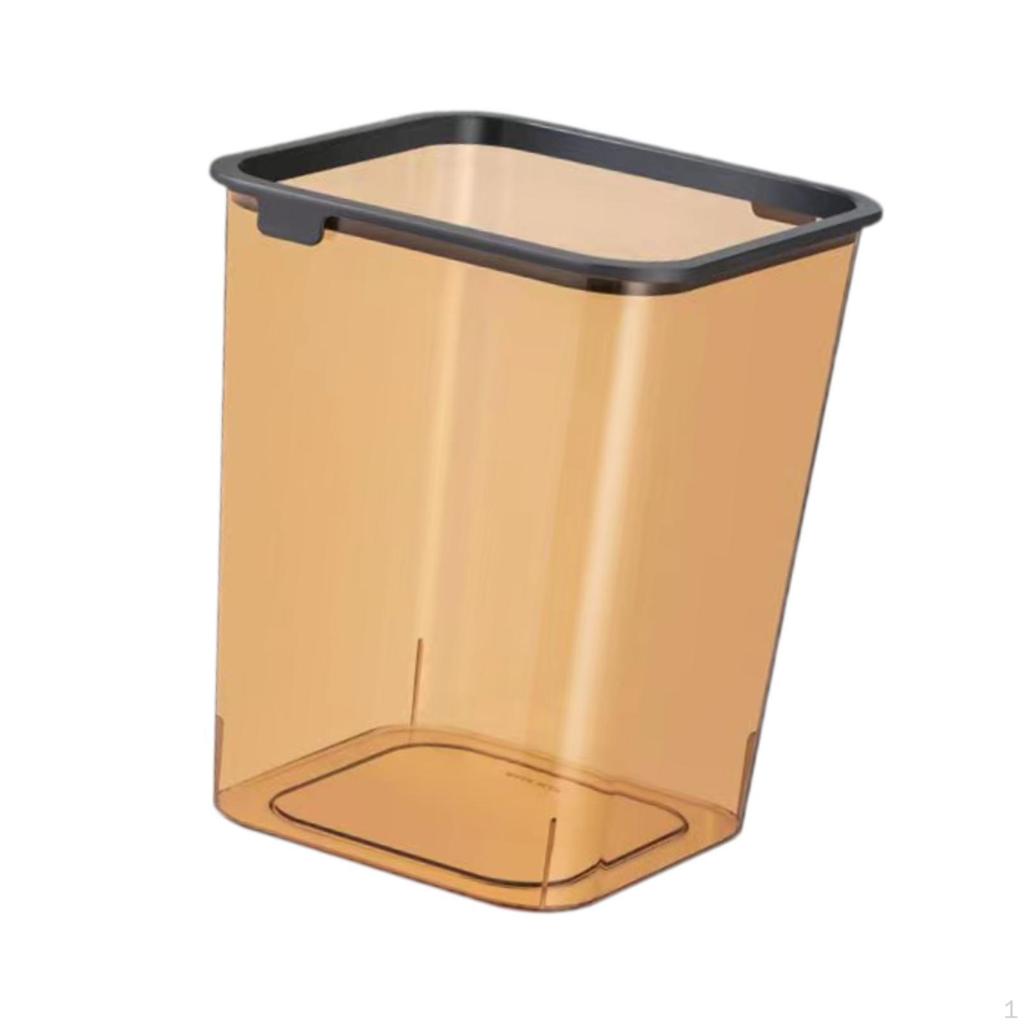 15L Kitchen Trash , Open Top Snack Containers, Perfect Dust Bins for Homes And Offices