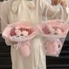 Preserved Rose & Carnation Bouquet - Perfect Birthday or Valentine's Gift for Mother, Teacher, or Girlfriend