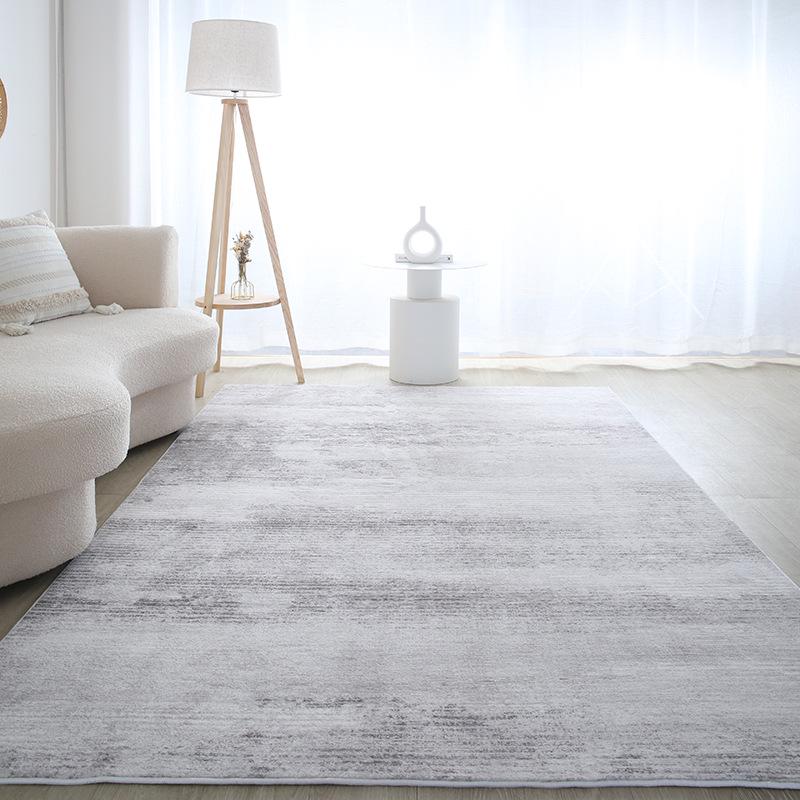 Maßgefertigter japanischer Wabi-Sabi & nordisch gestreifter Schlafzimmer-/Akzentteppich