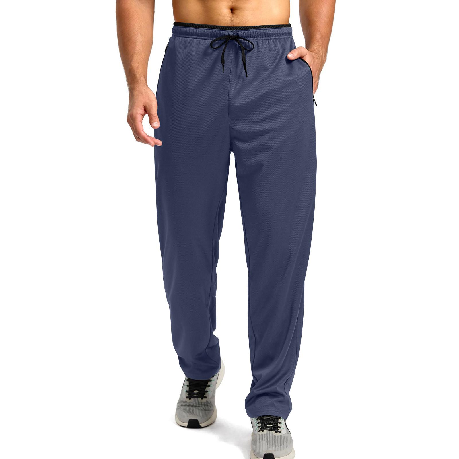 

Чоловічий комбінезон. Повсякденні штани на шнурках із кількома кишенями. Штани для походів. Штани з бавовни. XL Темно-синій