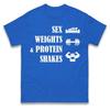 Sex Weights And Protein Shakes T Shirt Offensive Gym Bodybuilding Top