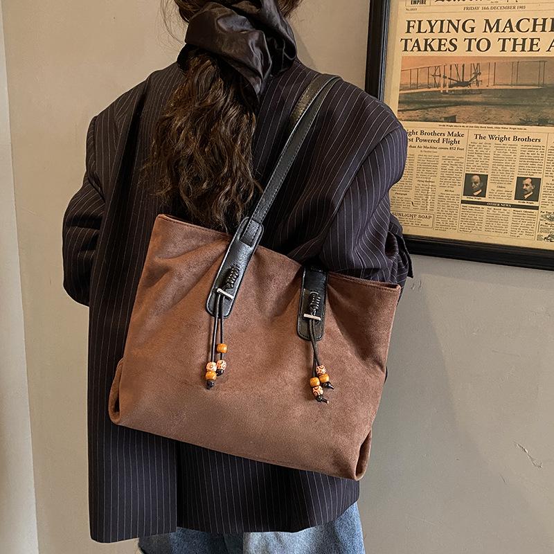 Damen Handtasche mit großem Fassungsvermögen, lässig, aus weichem Leder - 2025 Vielseitiger Single-Shoulder-Achselhöhlen-Stil