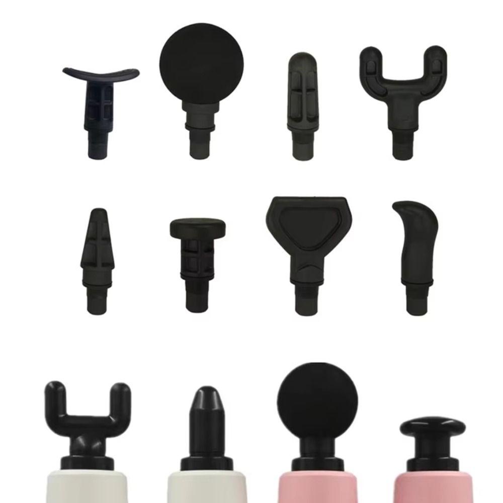 8Pcs 12.5mm Fascia Massager Heads ABS Replacement Fascia Head Massager Body Massage Accessory