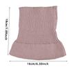 Autumn Winter Women's Fashion Warm Neck Protection Head Scarf Stretch Knitted Wool High Neck Collar