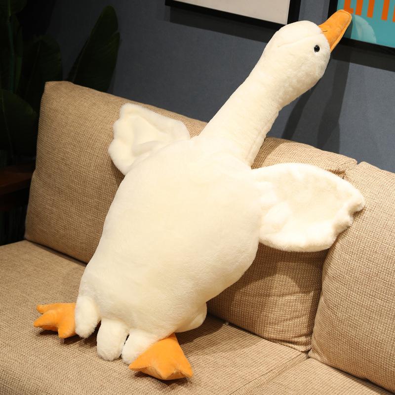 

Cute big white goose throw pillow plush toy doll home sofa pillow cushion girl sleeping soothing doll 50cm（0.2kg）