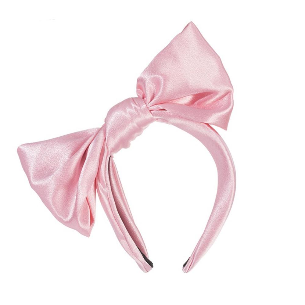 Lovely Bowknot Headband Satin Cosplay Hair Hoop Fashion Lolita Hair Band  Costume Decoration