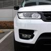 LLKUANG Black Front Fog Light Cover Trim Compatible with Land Rover Range Rover Sport 2014-2017 (Black)