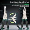 Ergonomic Slip Resistant Grip Adjustable Jaw Pliers 0.5-6mm² Suitable For Wire Stripping Cutting And Cable Maintenance