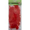Rooster Feathers - CREATIVE SEED - Red - Length 10 Cm - 3 Gram Bag - Artisan Quality