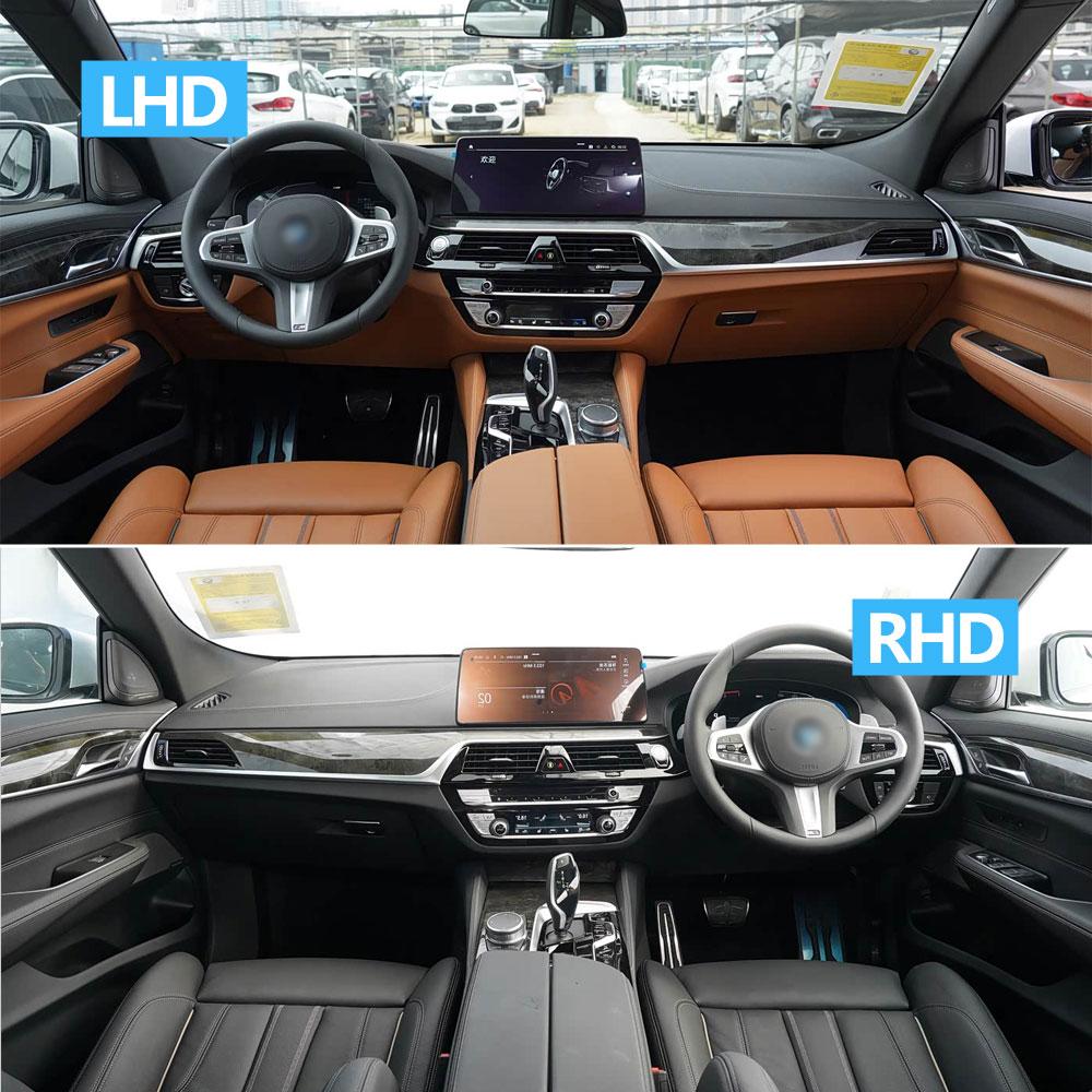 LHD RHD Car Interior Front Left Right Door Pull Handle Window Lifter Switch Panel Cover Trim For BMW 6 Series GT G32 2017-2022